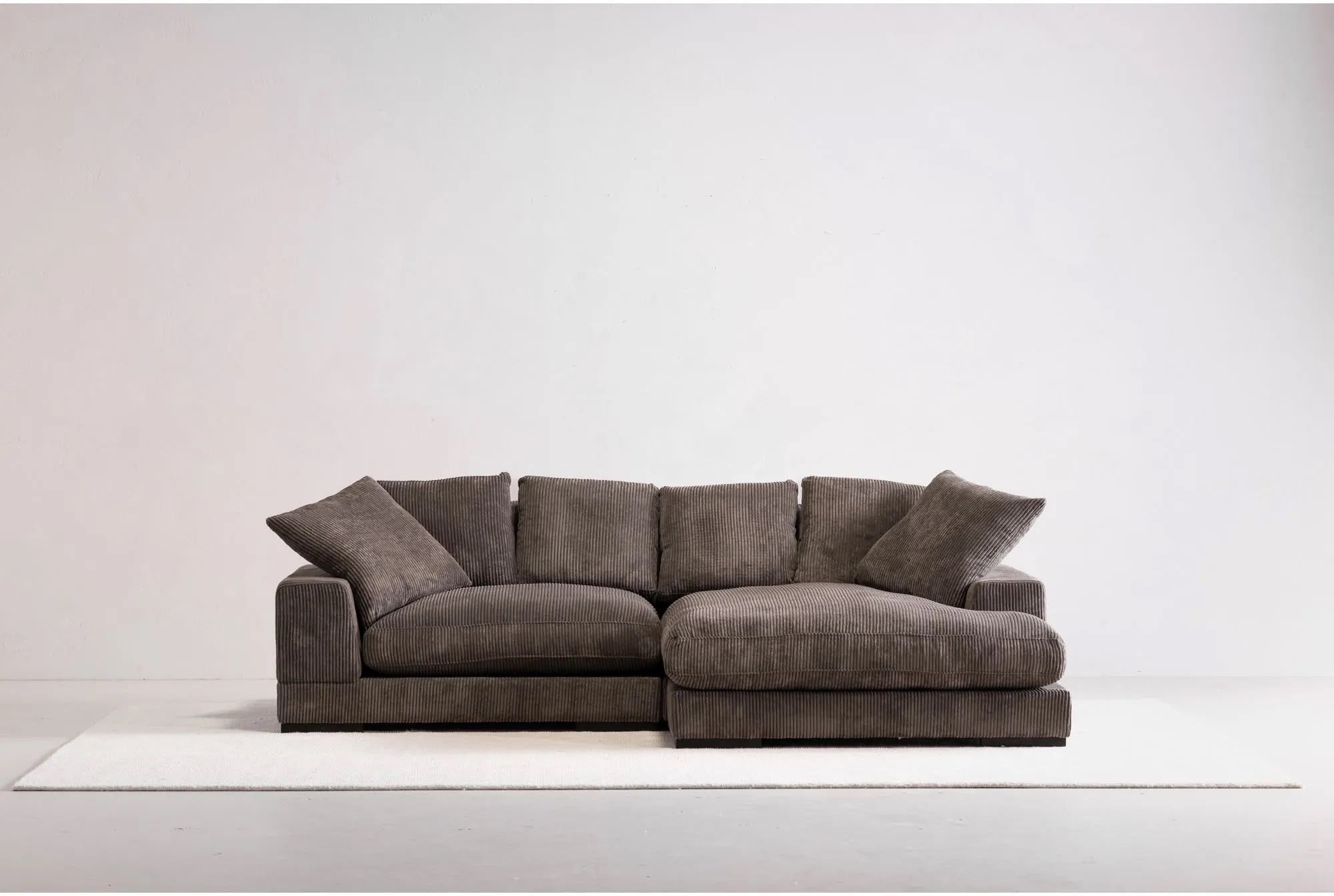 Moe’s Plunge Sectional Sofa 106”
