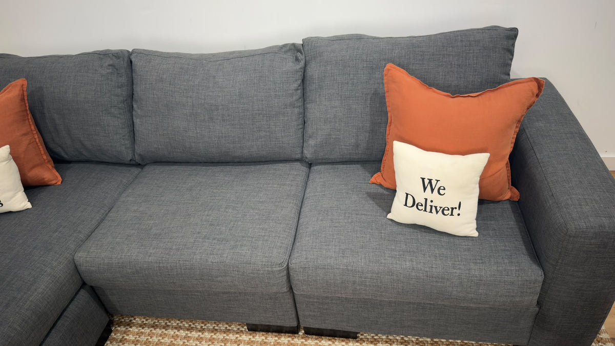 Q Living Reversible Sectional Sofa 108”