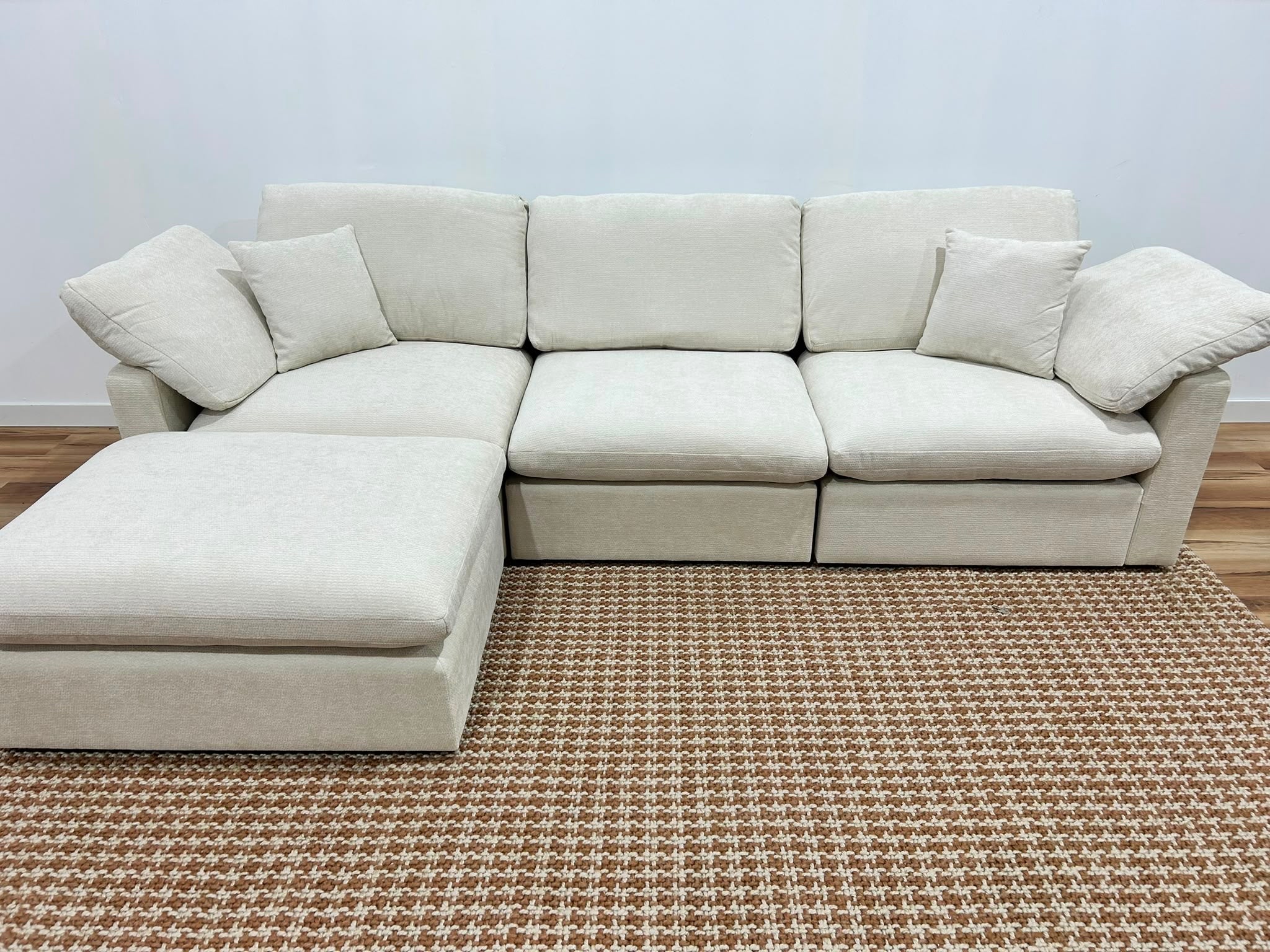 The Nest Modular 4pc Sofa Cream