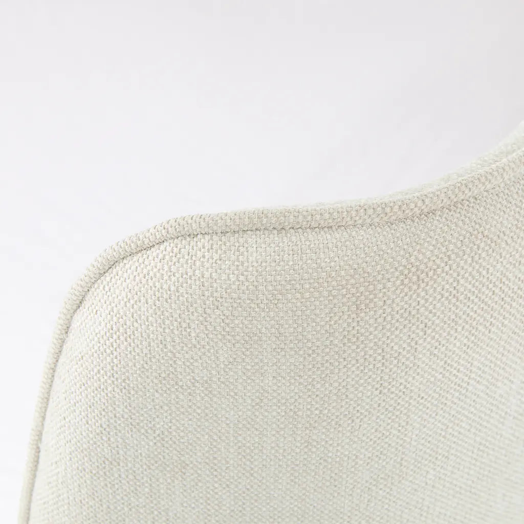 Uden King Upholstered Bed - Ashford Ivory