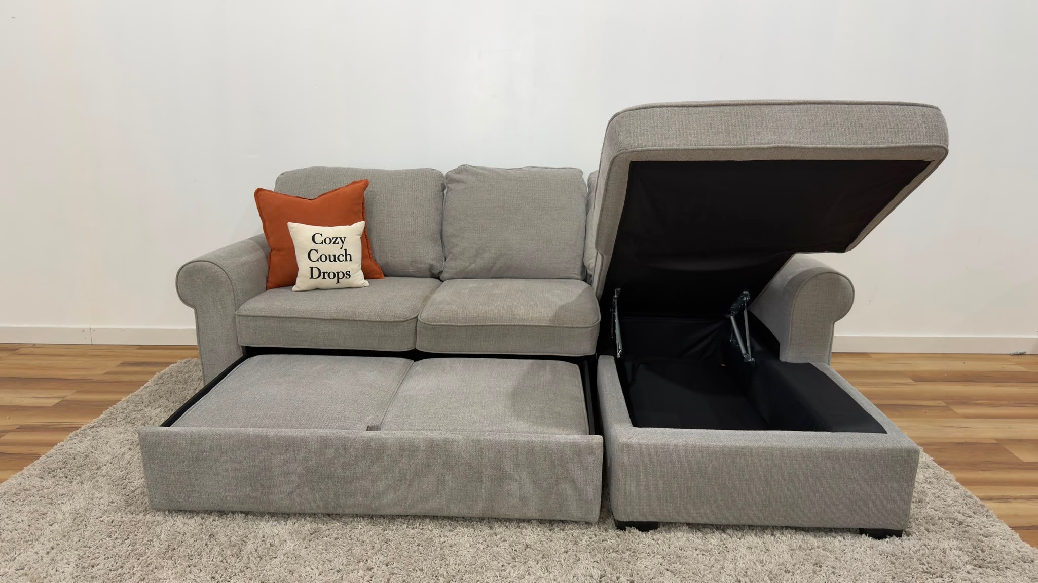 The Brick Haven Sectional Sofabed 100”