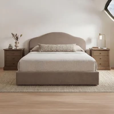 Moe’s Maggie Queen Storage Bed Frame - Taupe