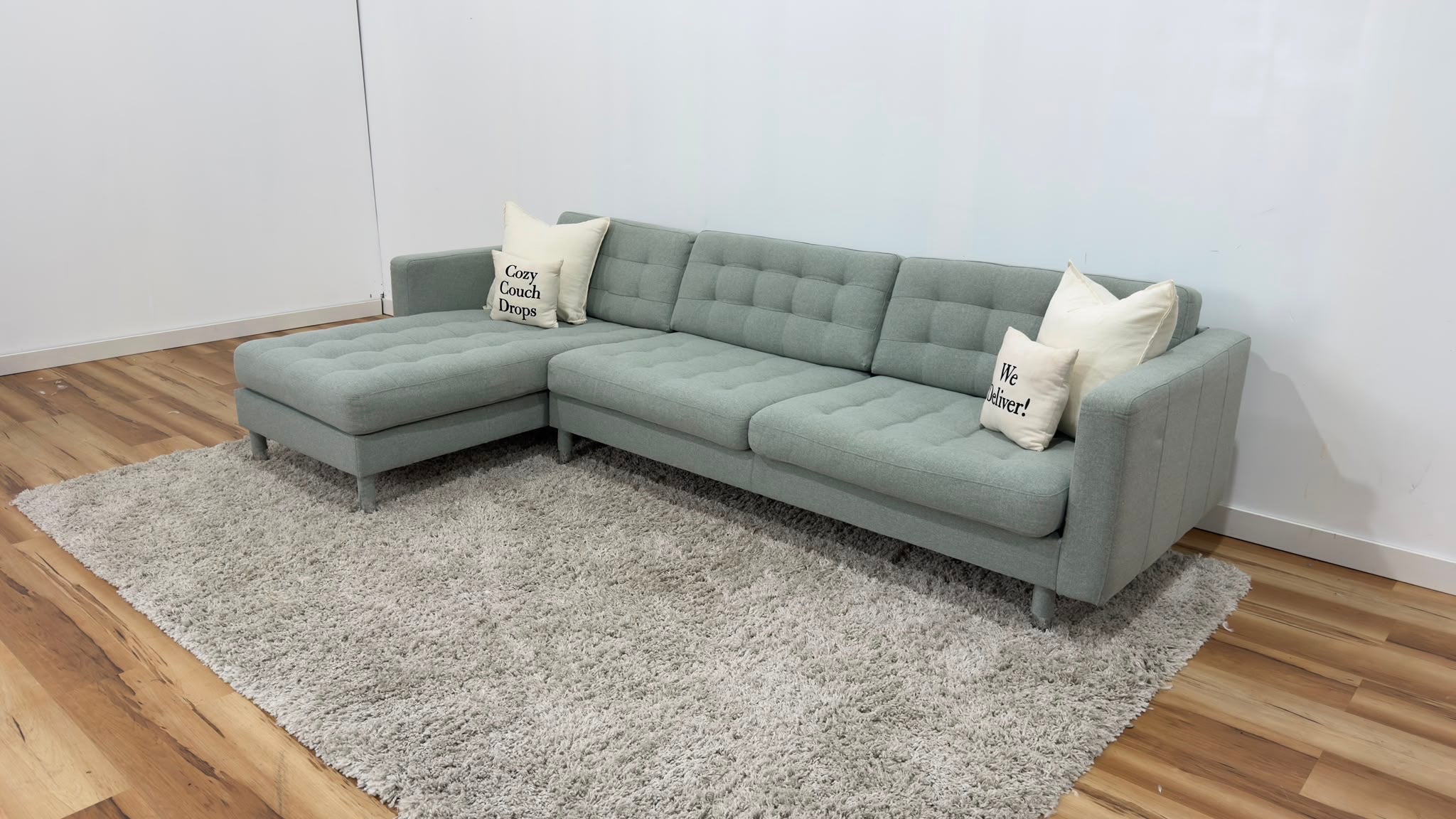 Ikea Morabo Reversible Sectional Sofa 111”