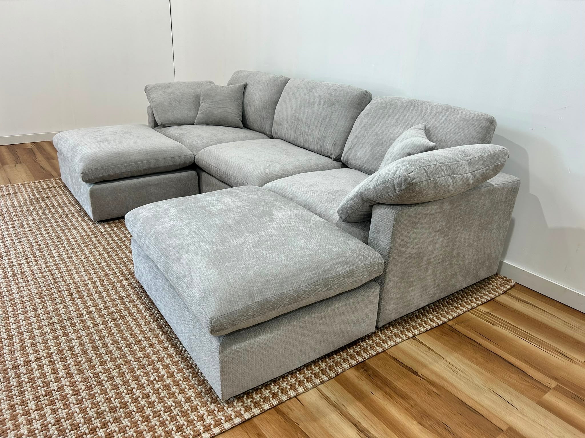 The Nest Modular Sofa 5pc Light Grey