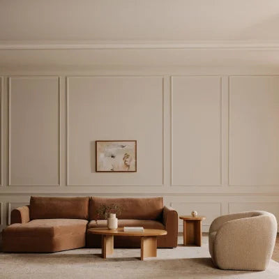 BNIB Moe’s Madrid Sectional - Heritage Pink