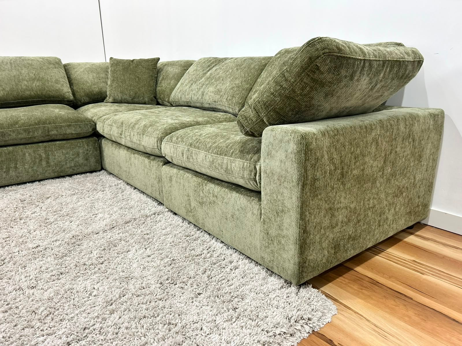 Snug Modular Sofa 5pc - Olive Green