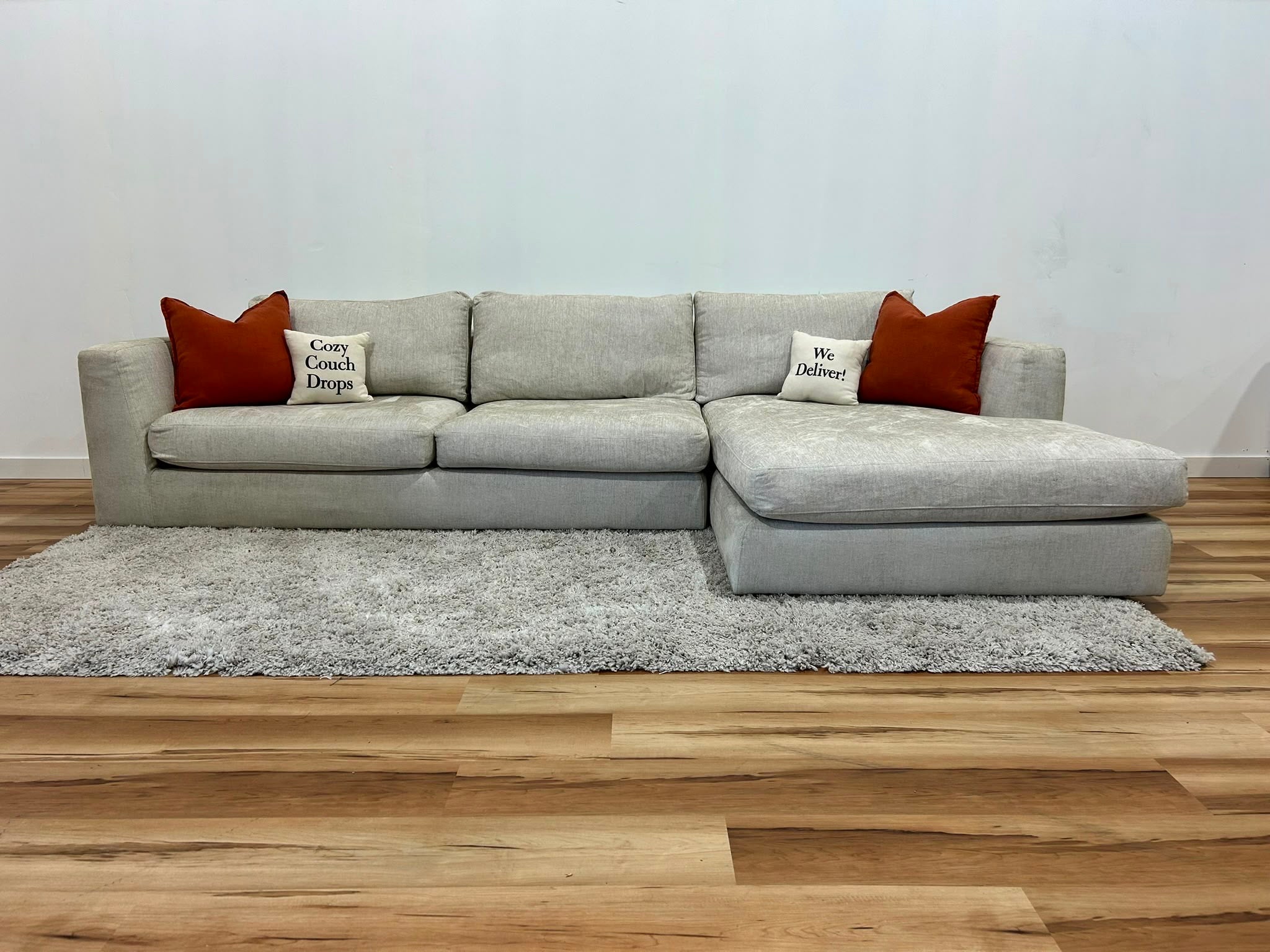 EQ3 Cello Sectional Sofa 122”
