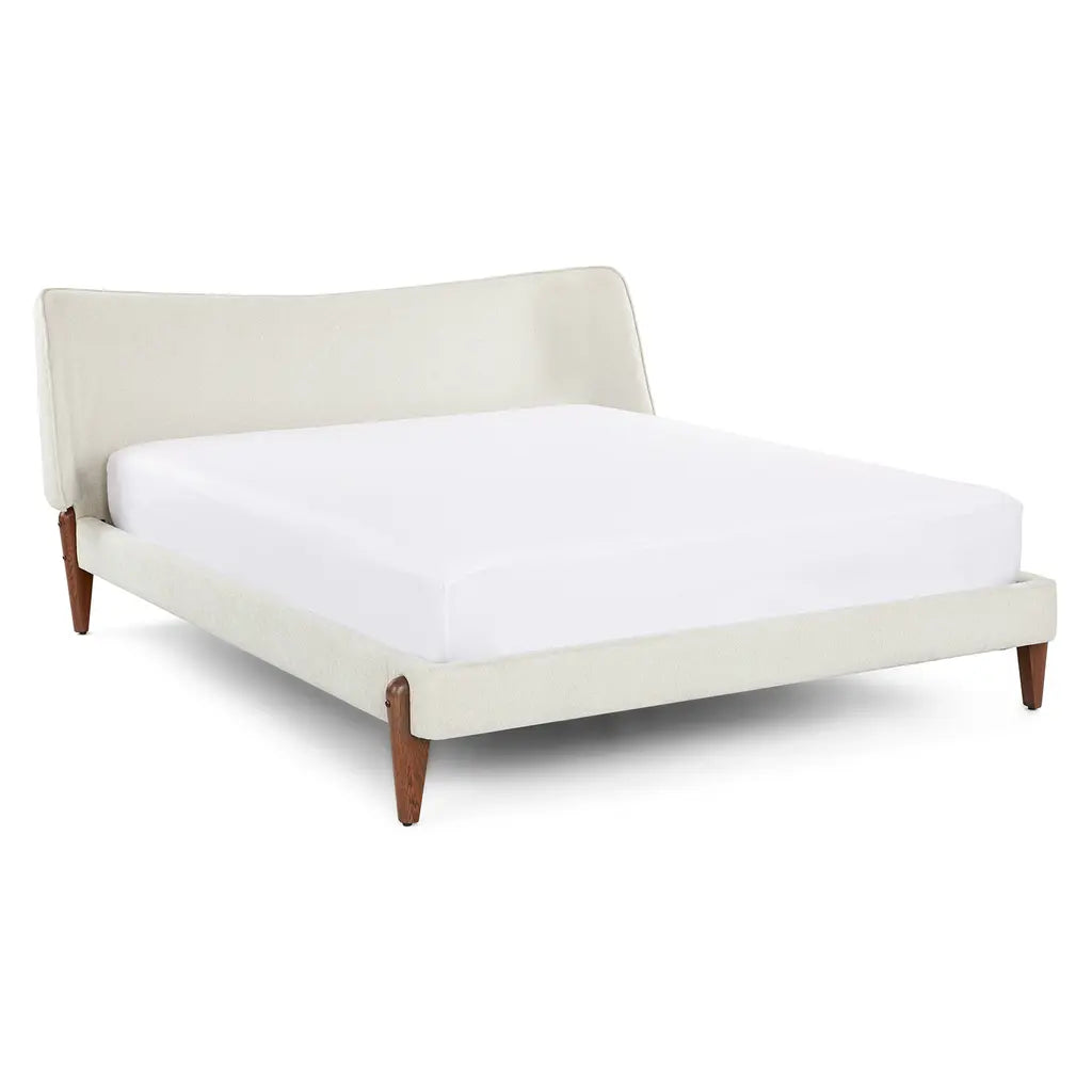 Uden King Upholstered Bed - Ashford Ivory