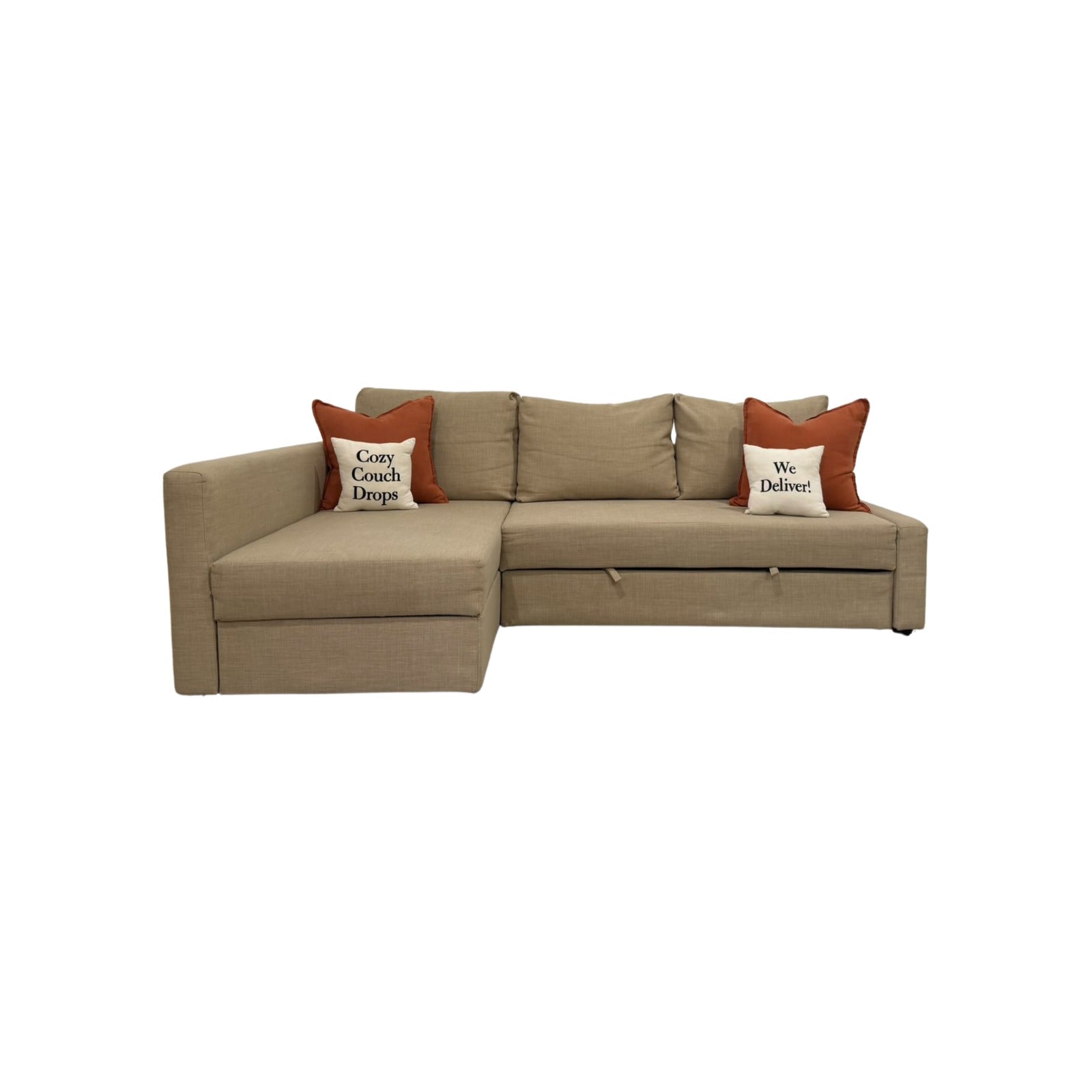 Beige IKEA Friheten Sofa Bed 90”