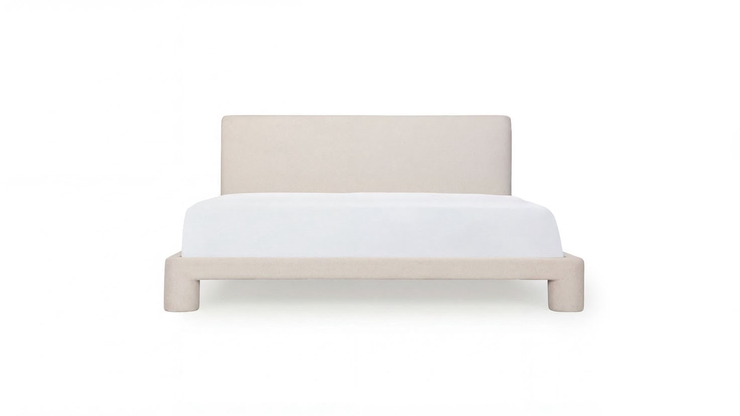 Sunday’s Lunar King Bed Frame - Latte