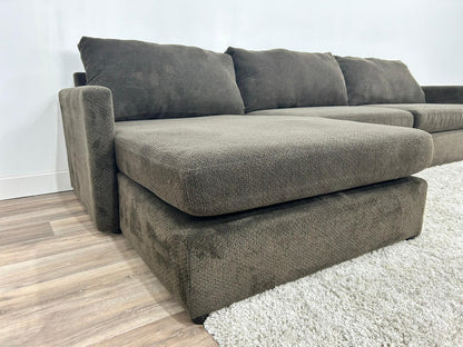 Chocolate Brown Sectional Sofa