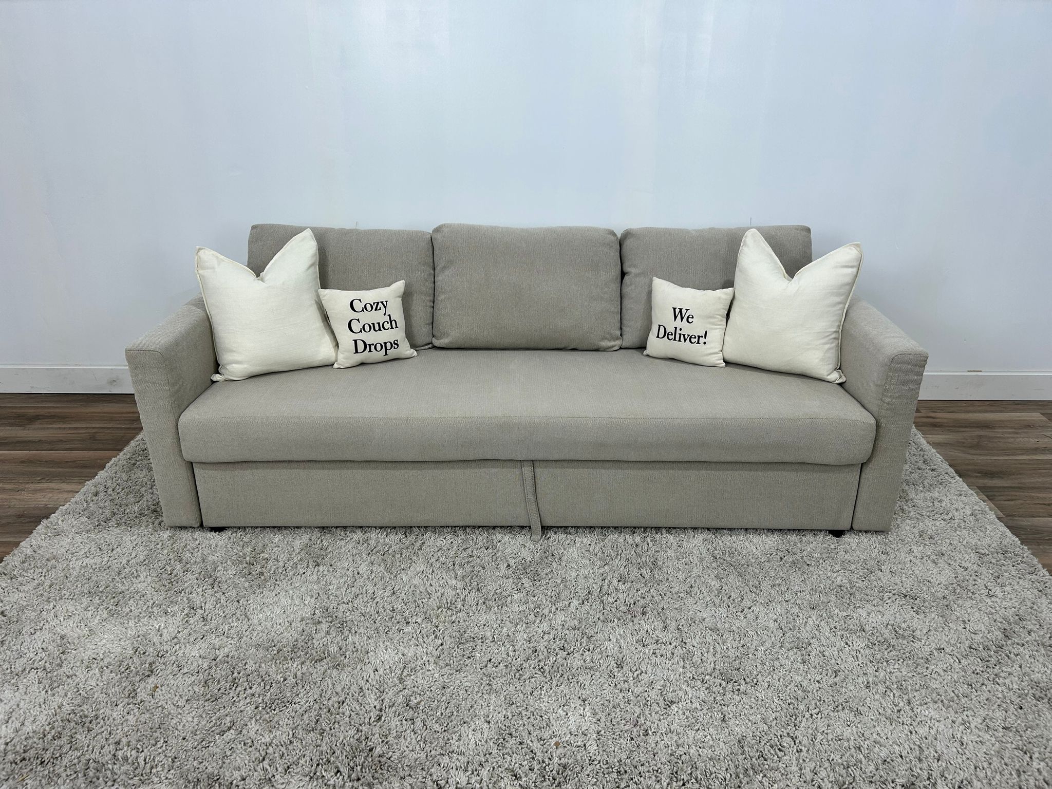 Beige IKEA Friheten Sofa Bed
