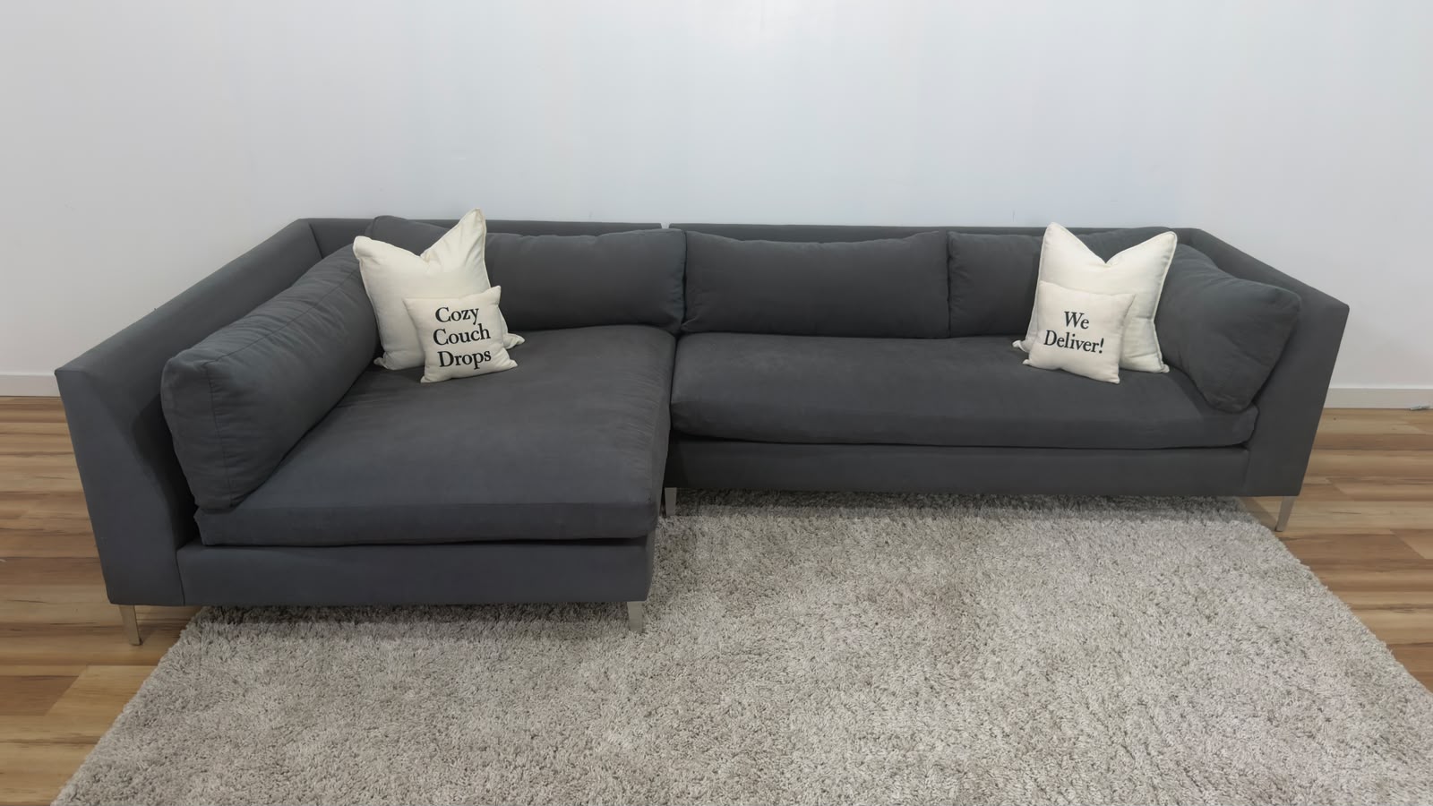 CB2 Decker Sectional Sofa 129.5”