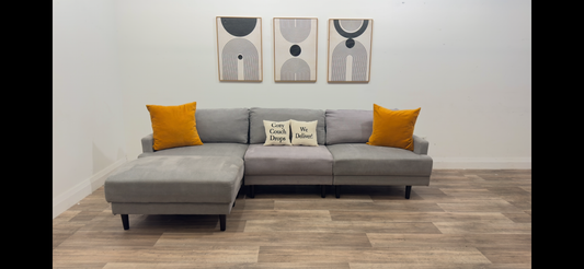 Grey 4 Piece Modular Sofa