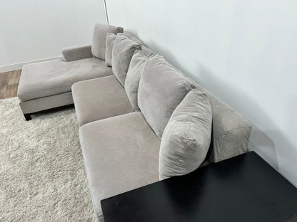 Microfibre suede Sectional Sofa