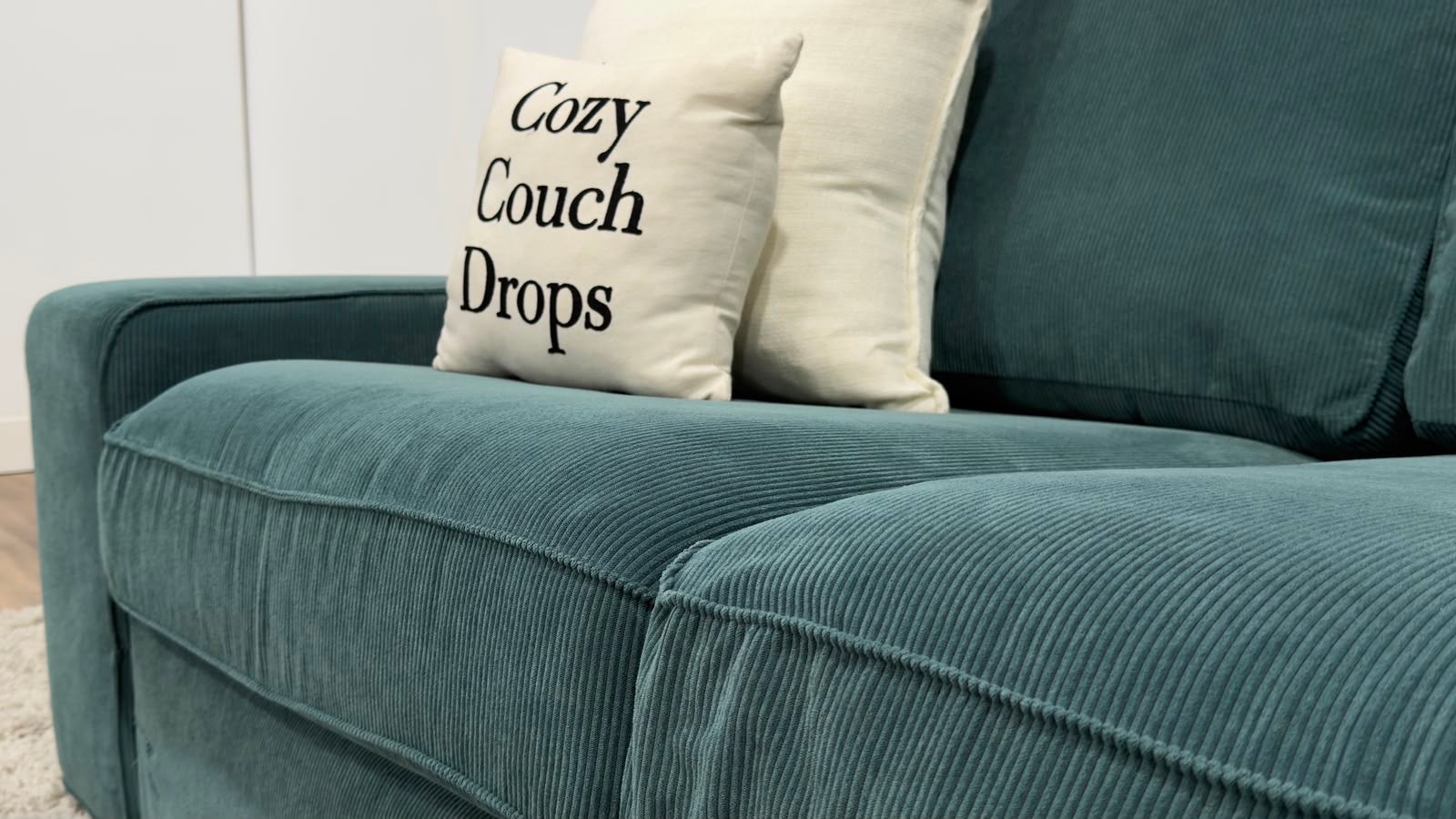 Turquoise Ikea 2 Seater Loveseat