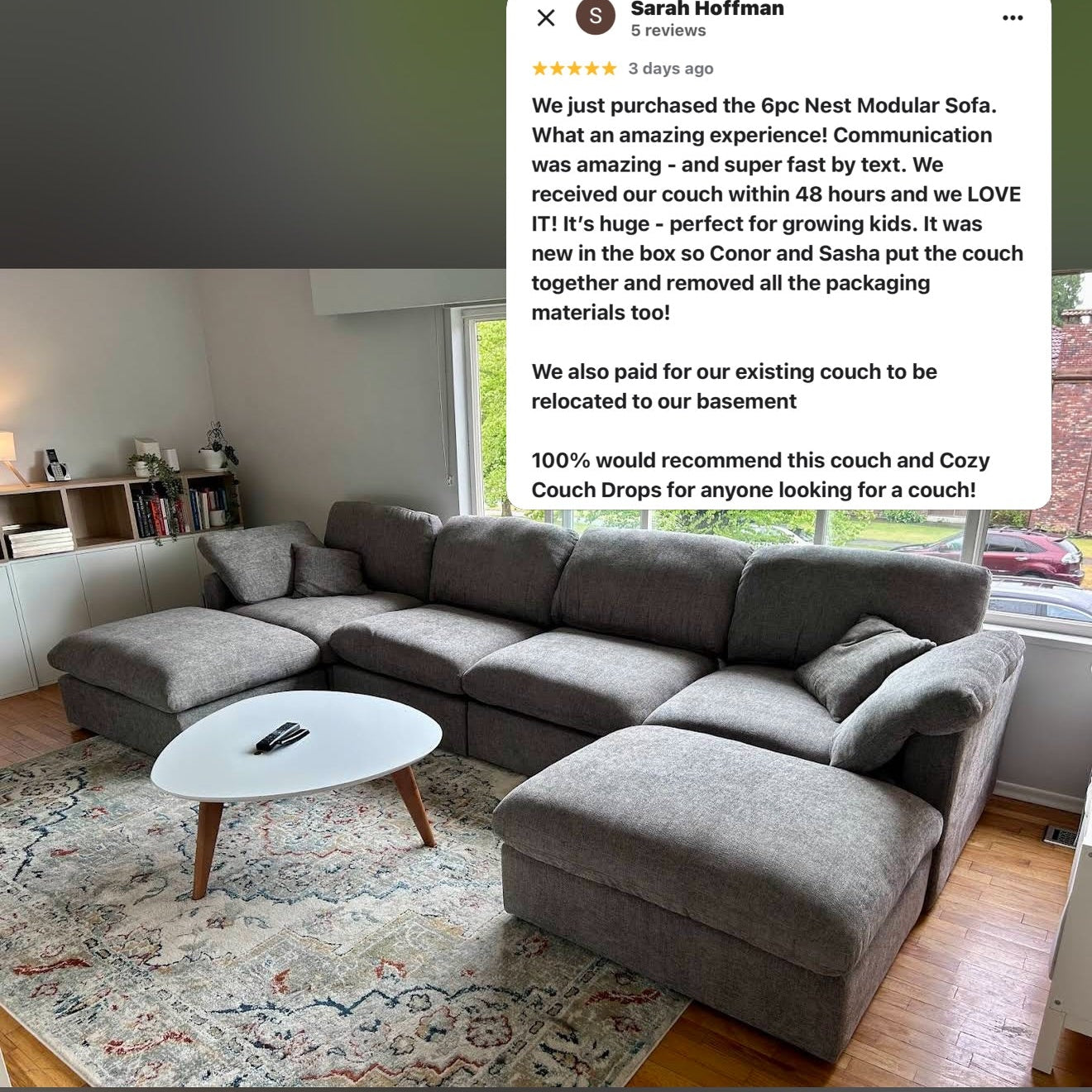 Cozy Couch Drops