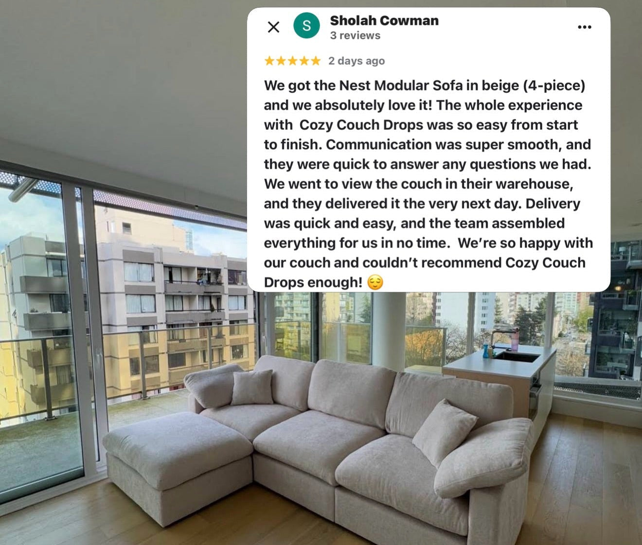 Cozy Couch Drops