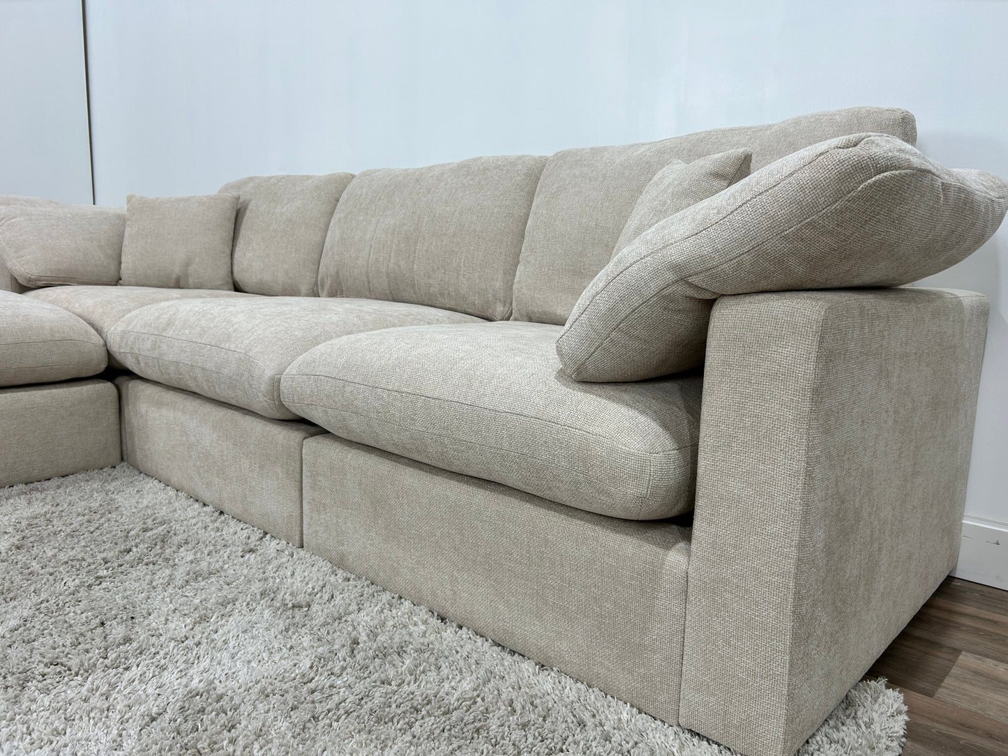 New Modular 4pc Sofa Beige
