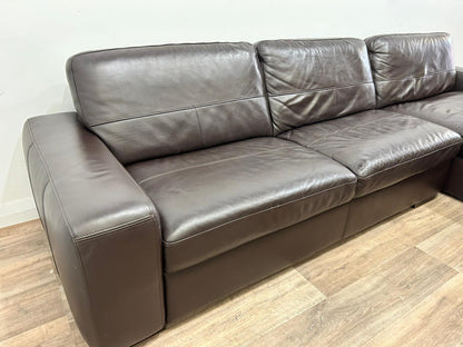 Genuine Leather Sectional Sofa