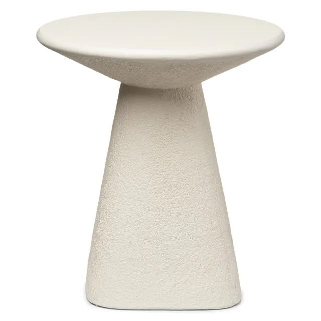 Article Ozetta Concrete Side Table - Moonlit Ivory