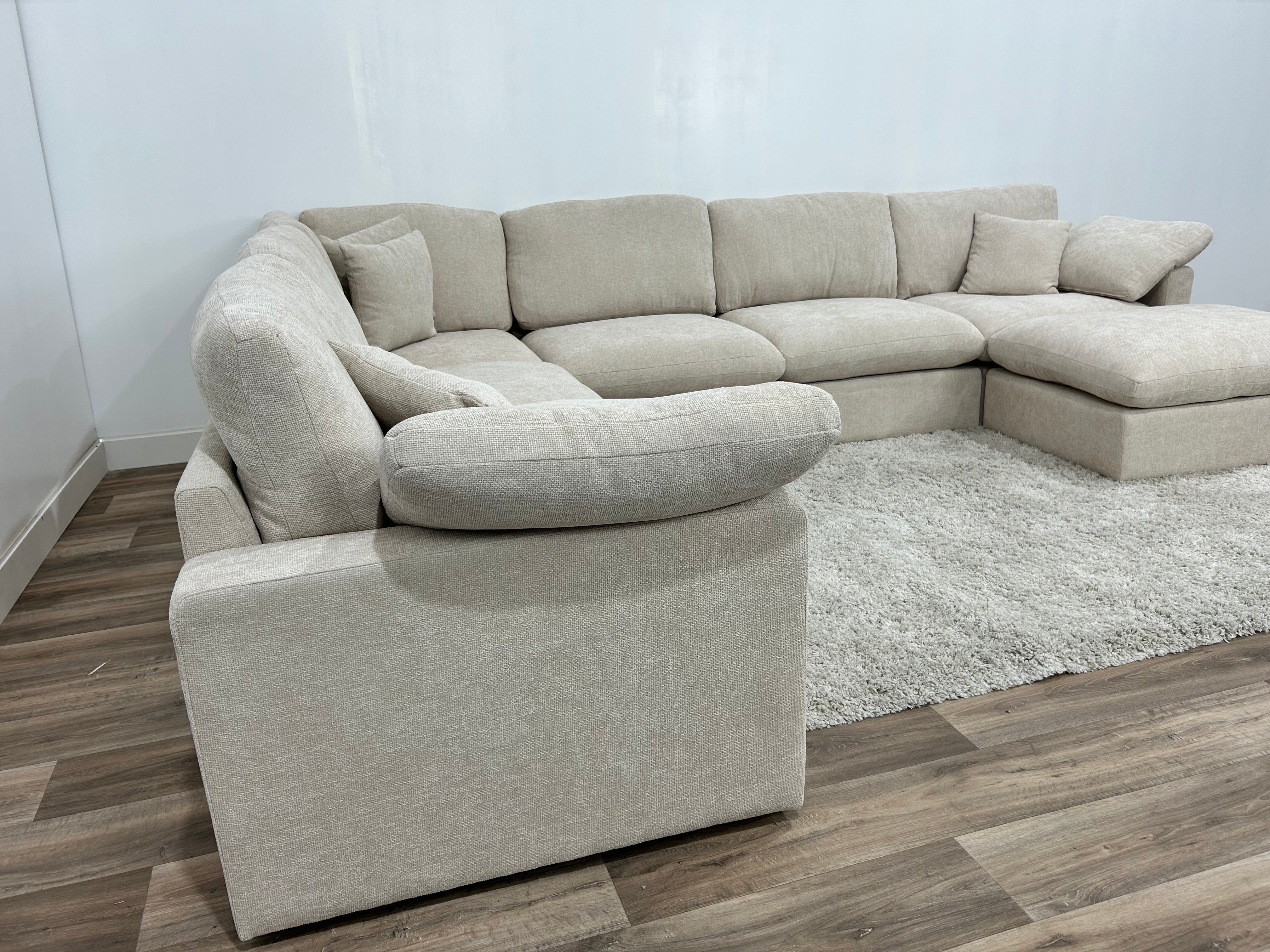New Modular Sofa 7pc Beige - Pre-order (Back in stock early June)