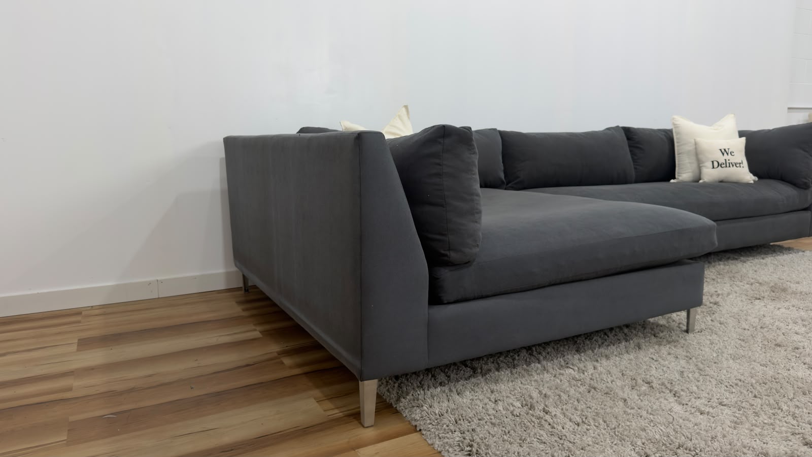 CB2 Decker Sectional Sofa 129.5”