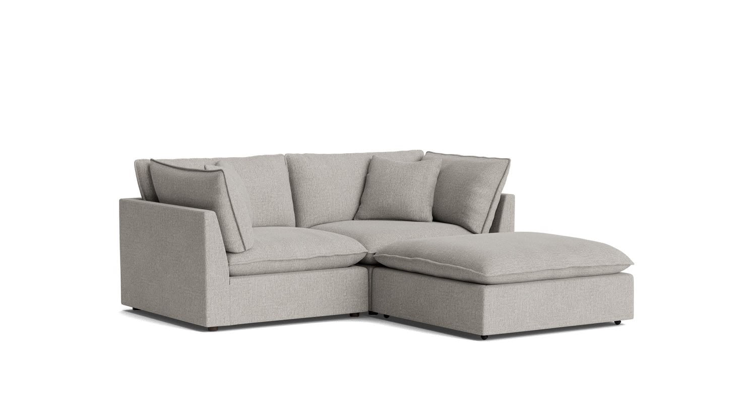 Sunday’s Chill Time Modular Sofa 3pc - Heather 84”