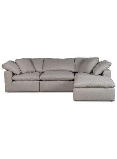 BNIB Moe’s Clay Modular Sofa - Light Grey