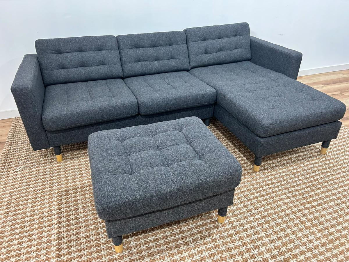 Ikea Morabo Sectional Sofa + Ottoman