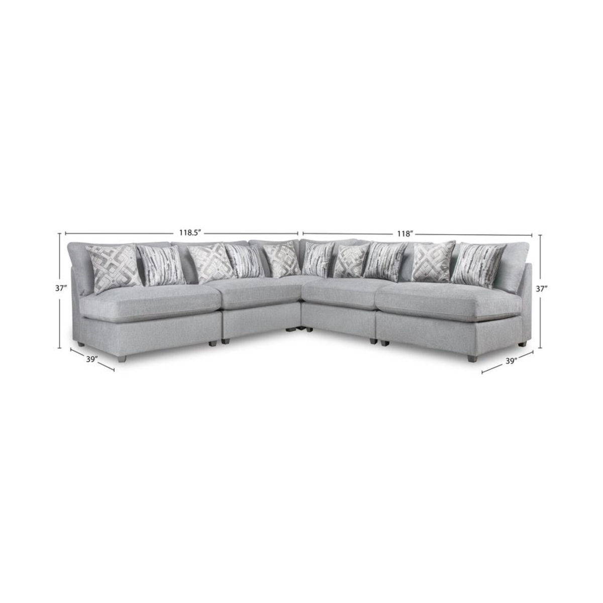 The Brick Evolve 6pc Modular Sofa