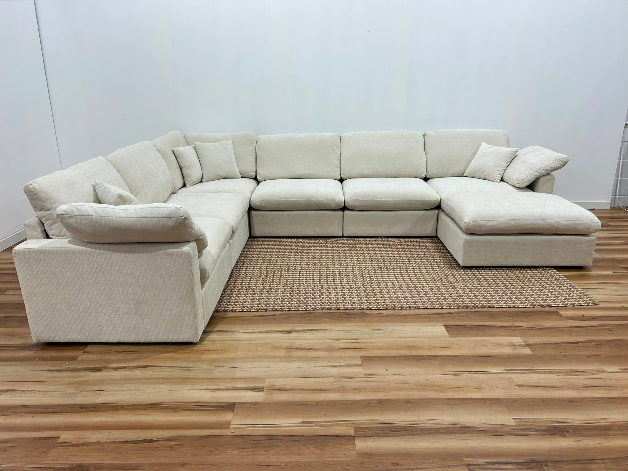 The Nest Modular Sofa 7pc Cream