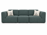 EQ3 Morten Teal Sofa 114”