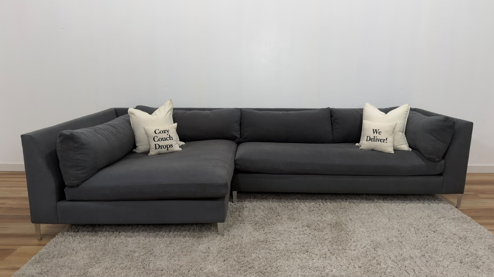 CB2 Decker Sectional Sofa 129.5”