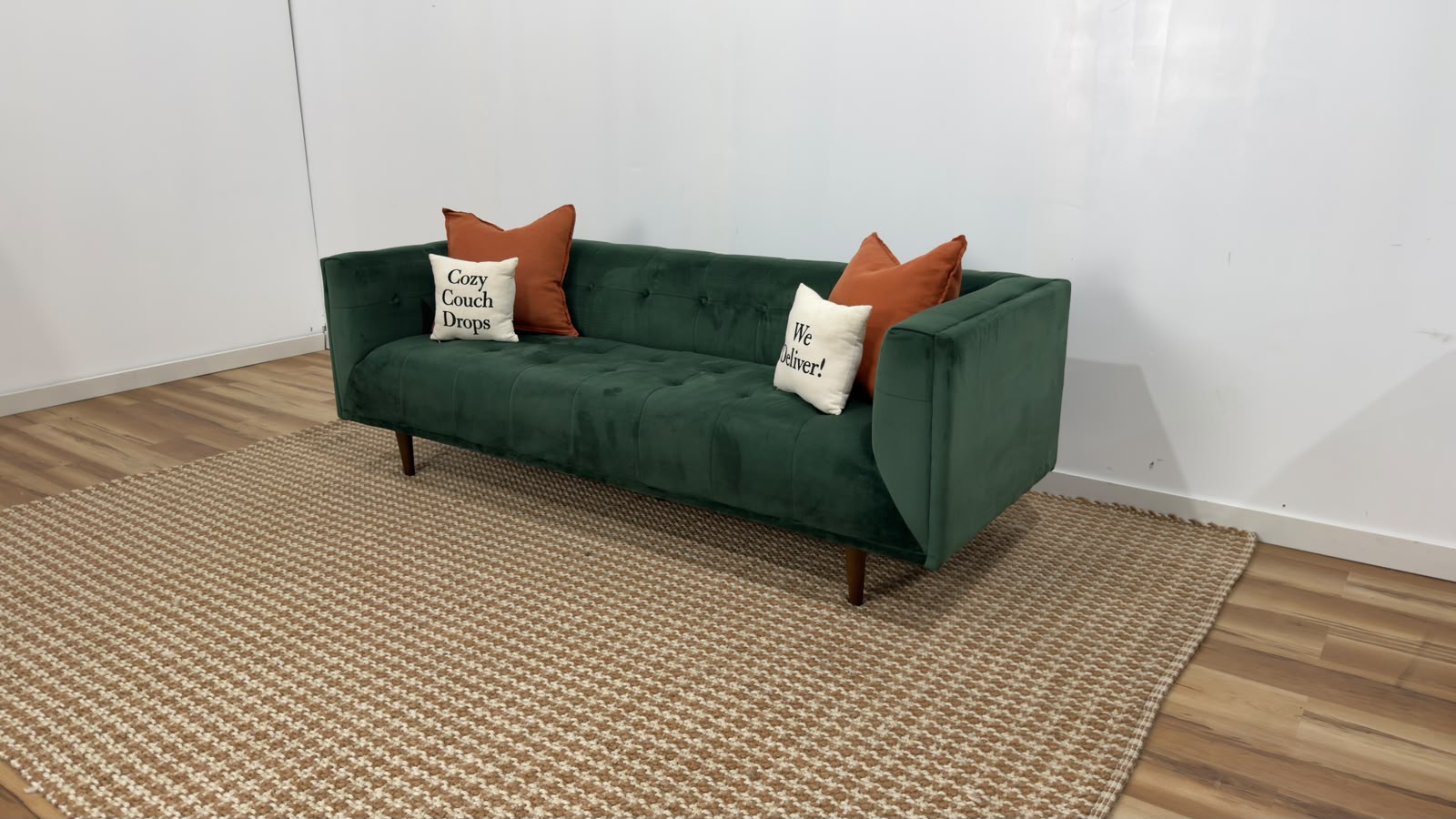 Structube Loretta Velvet 3 Seater Sofa 84”