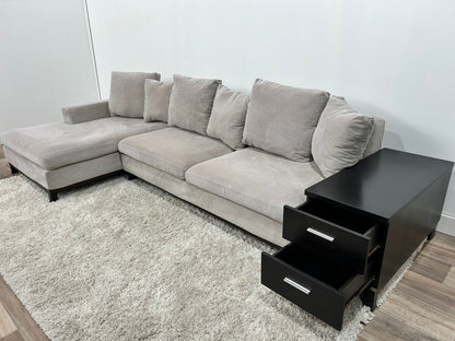 Microfibre suede Sectional Sofa