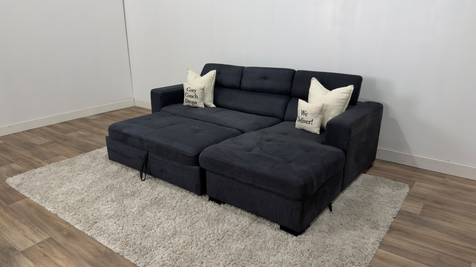 Grey Sectional Sofabed