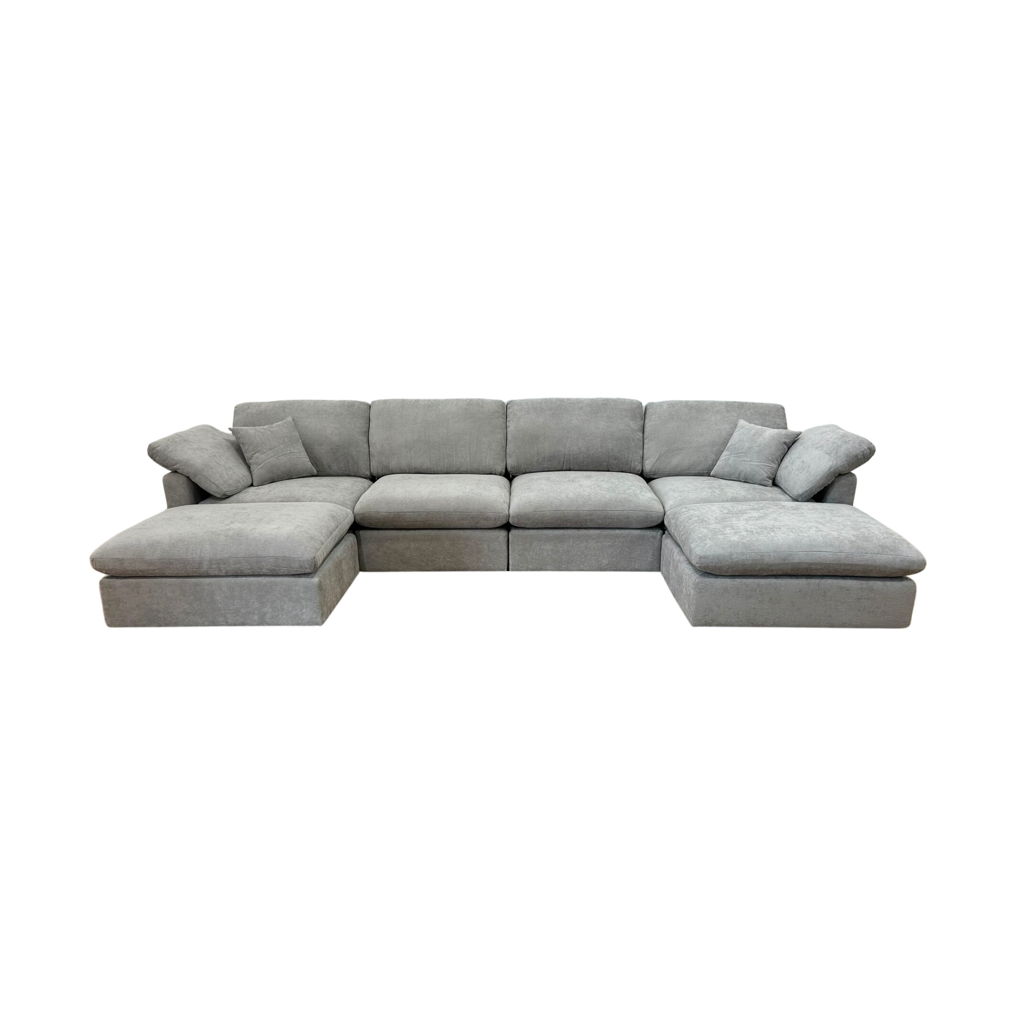The Nest Modular Sofa 6pc Light Grey