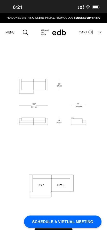 Élément de Base Sectional