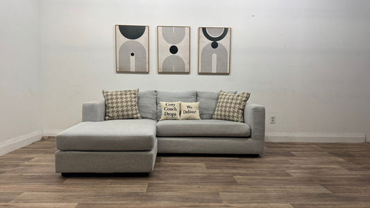 Grey Reversible Sectional Sofa