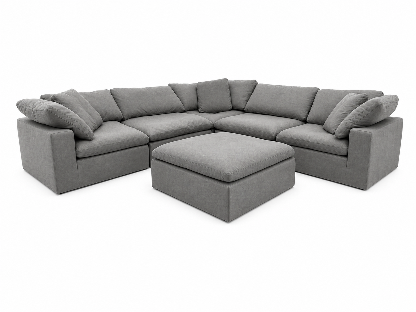 Moe’s Clay Modular Sofa 134”
