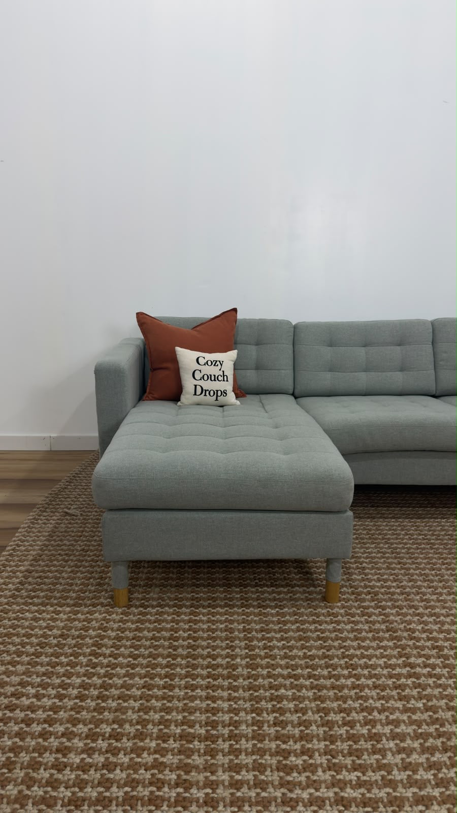 Ikea Morabo Reversible Sectional Sofa 96”
