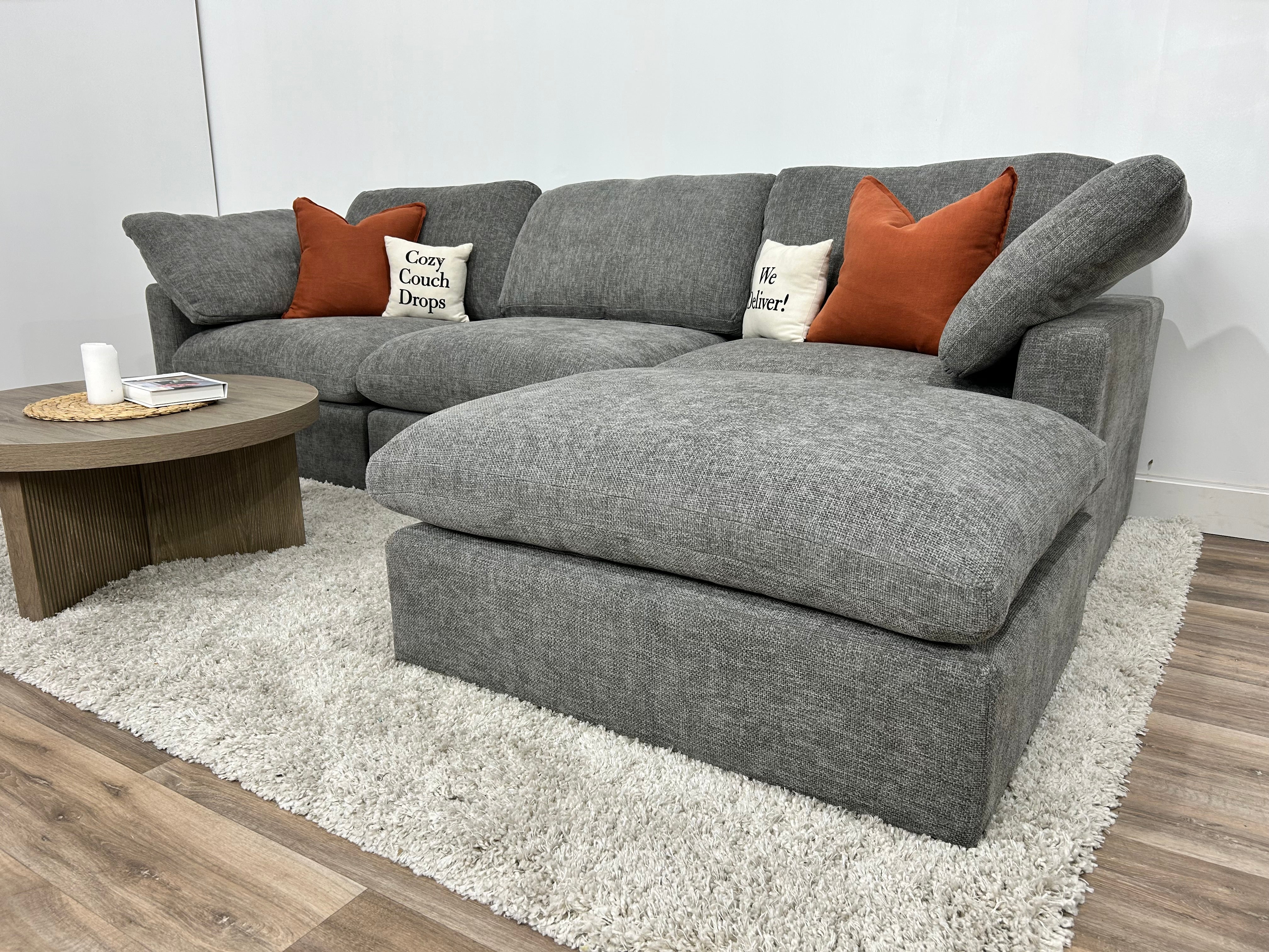 New Modular Sofa 4pc Grey - Pre-order (Back in stock early June)