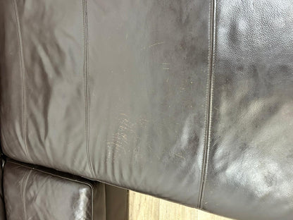 Genuine Leather Sectional Sofa