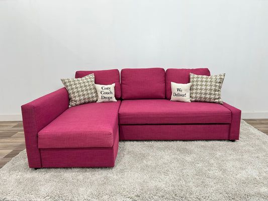 Pink Ikea Friheten Sofabed