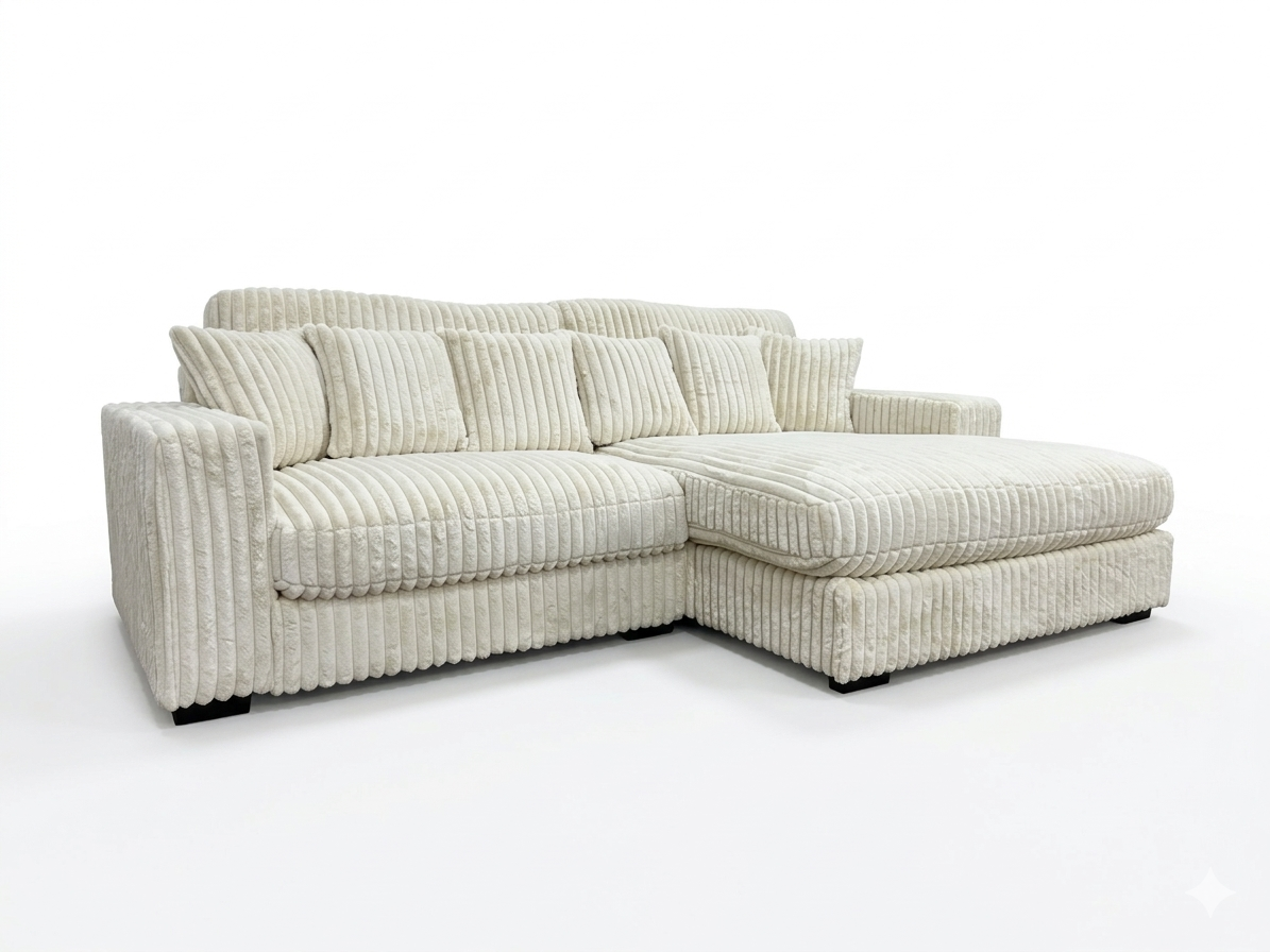 The Cord Sectional Sofa (Reversible Chaise)