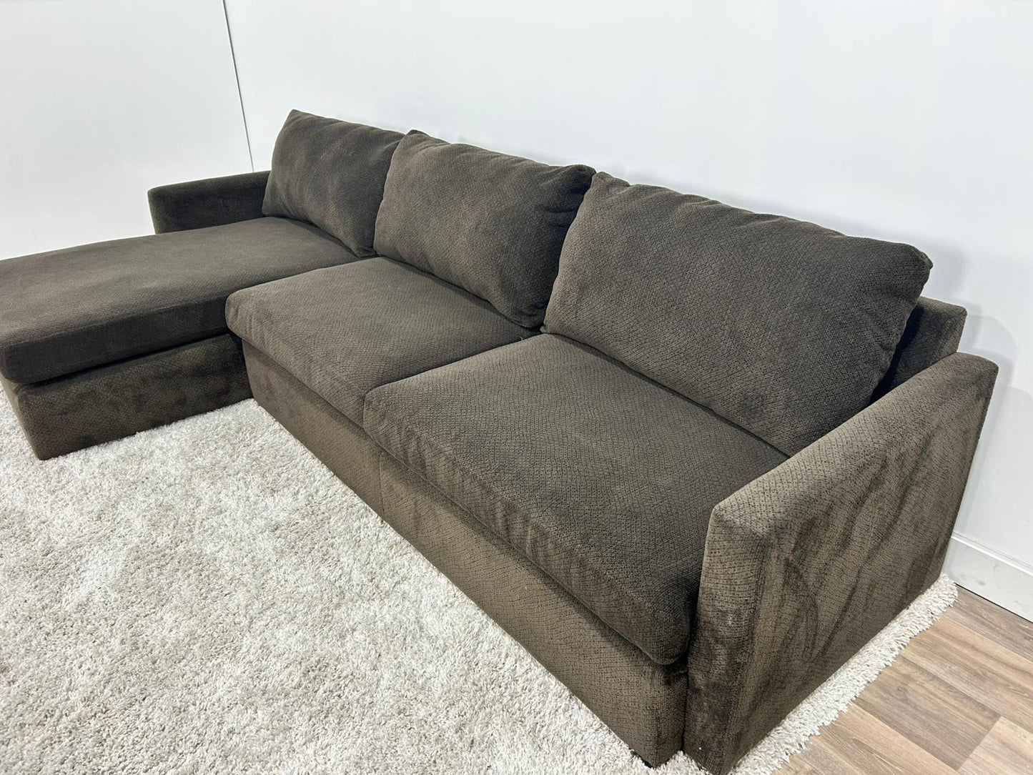 Chocolate Brown Sectional Sofa