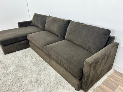 Chocolate Brown Sectional Sofa