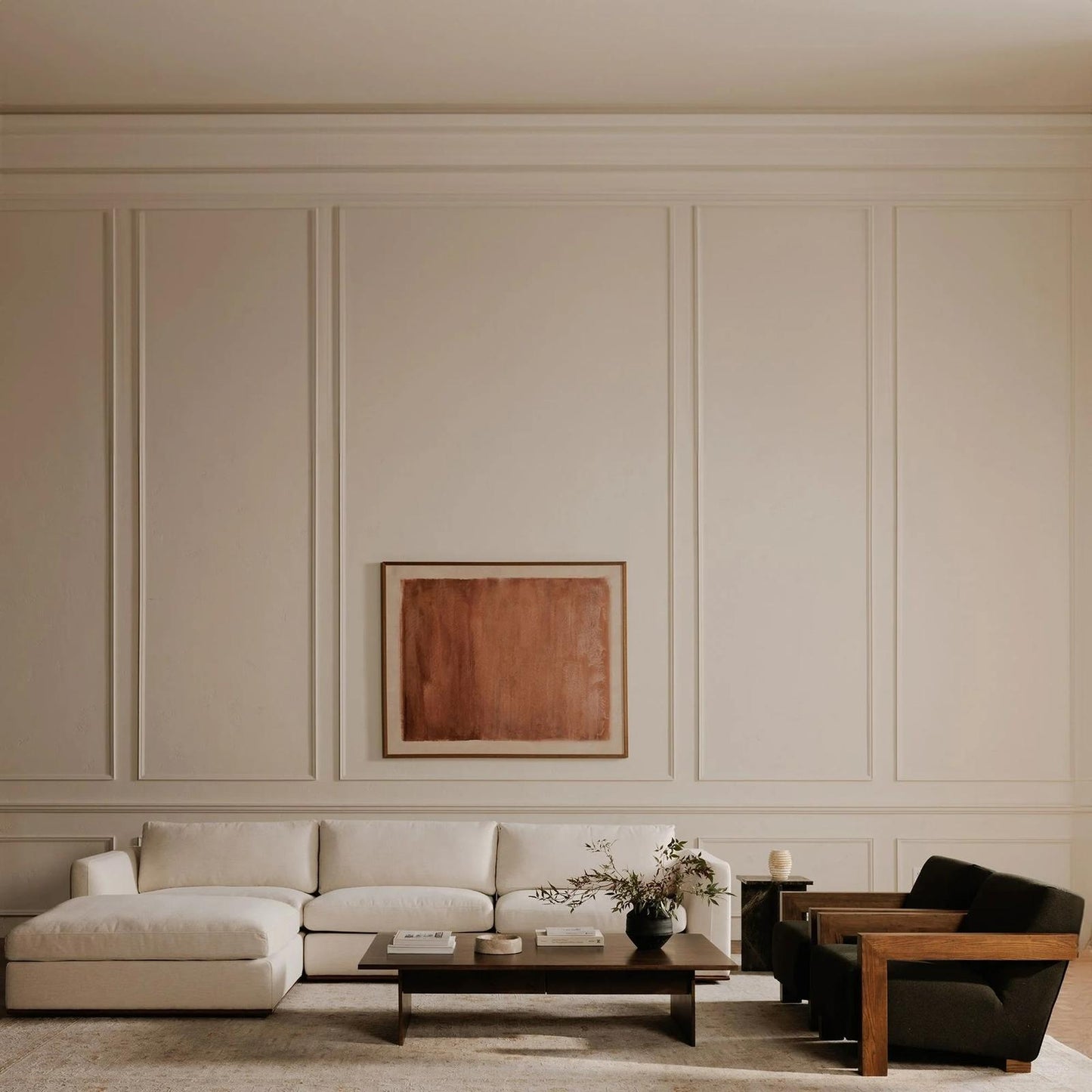 BNIB Moe’s Rue Modular Sofa - Off White