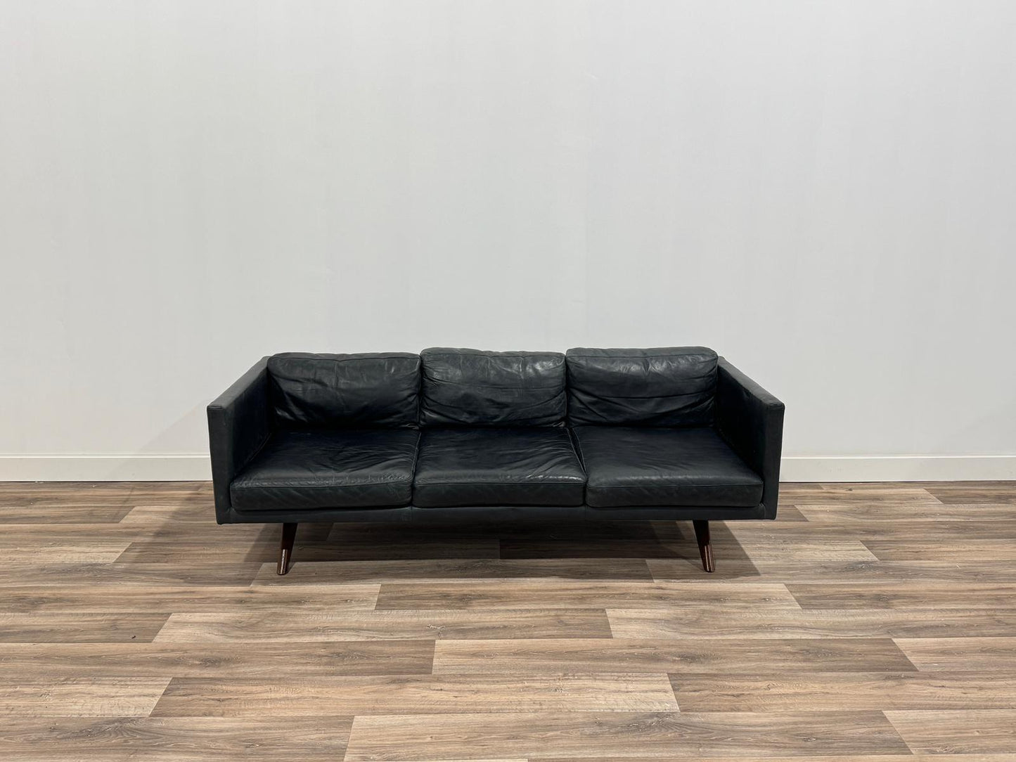 West Elm Brooklyn Distressed Leather Sofa